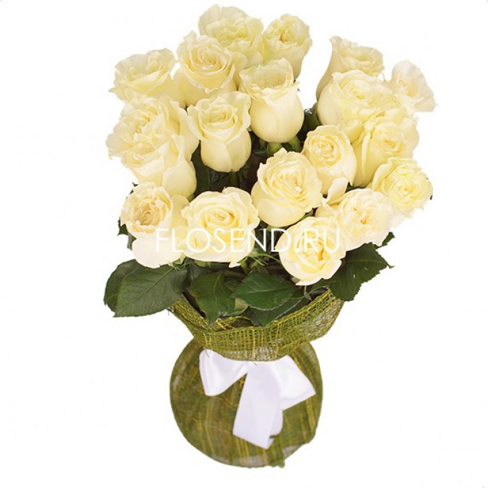 Букет «15 белых роз»