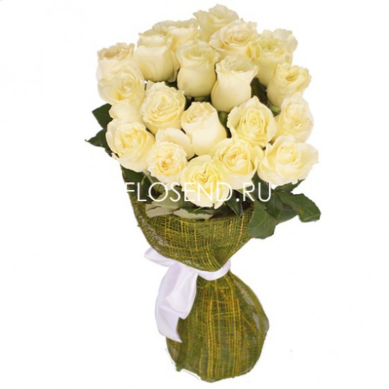 Букет «15 белых роз» - фото 2